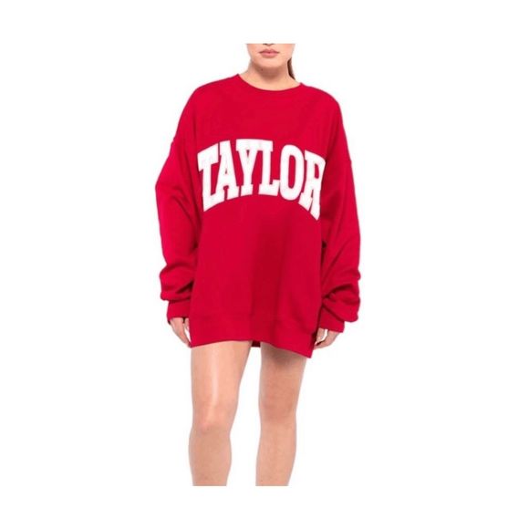 The Bar Red Taylor Varsity Sweatshirt - Picture 2 of 9